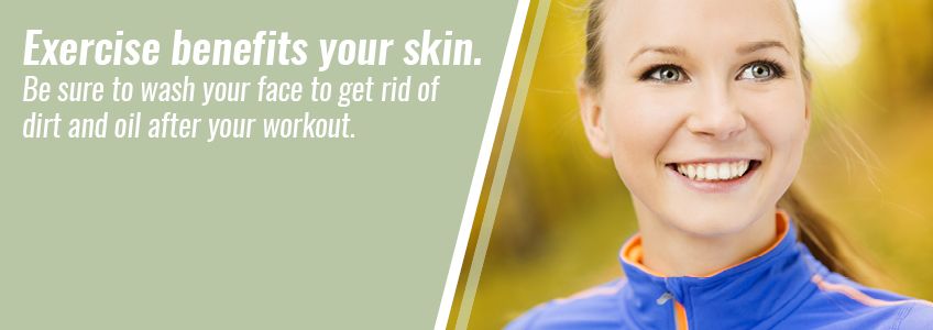 exercise benefits your skin